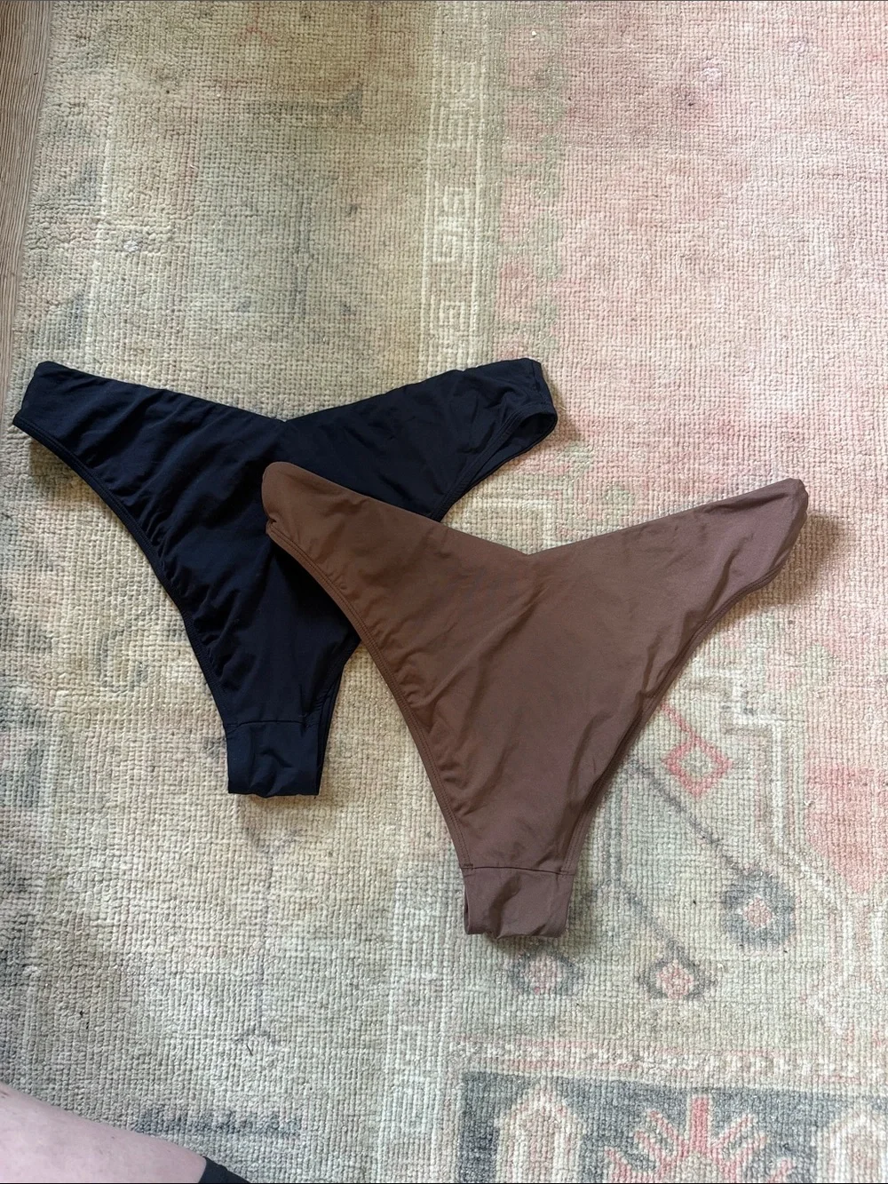 Monday Swimwear Bikini Bottoms - Black & Brown W - Picture 3 of 3
